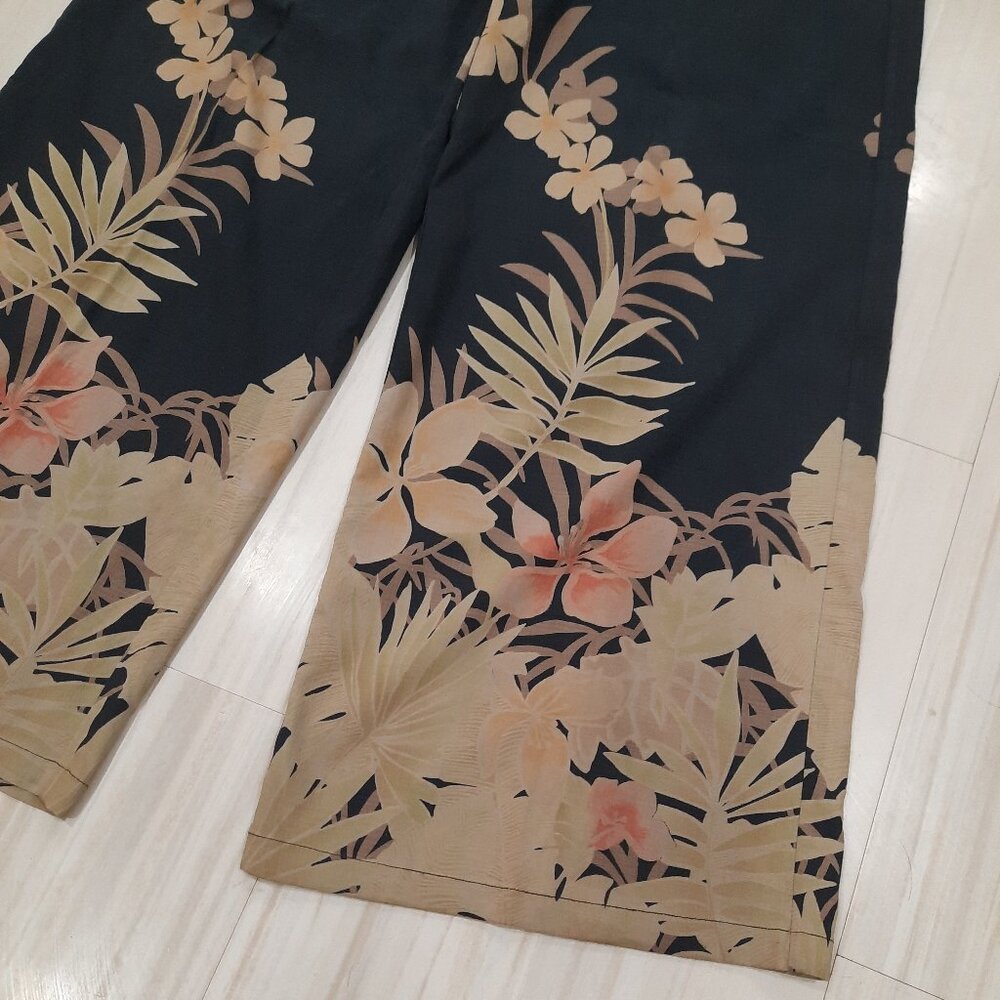Vtg 90s silk wide leg pants set - Tori Richard brand - Picture 8 of 16